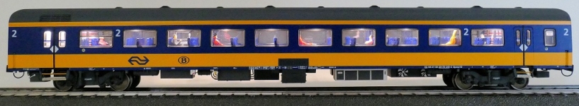 Exact-Train EX11158 - H0 - Personenwagen ICRm Bpmz10 Amsterdam-Brüssel, NS, Ep. VI - Wagen 1
